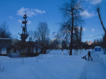 Peter the Great monument. Кадр 2