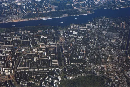 Fly over Moscow. Кадр 2