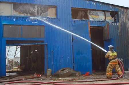 Fire at Skladochnaya street. Кадр 6