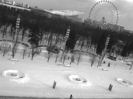 The all-Union Exhibition Center. Weightlessness. Кадр 1