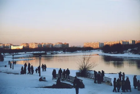 Winter dawn in Kolomenskoe. Кадр 1