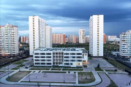 For a night it is exactly on a floor our city grows. Кадр 8