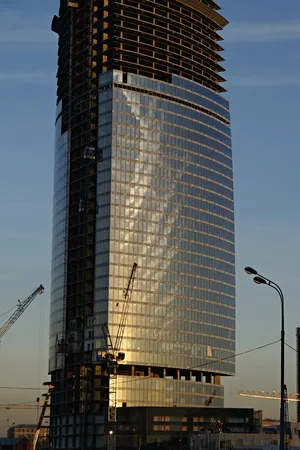 Construction of Moscow-City. Кадр 2