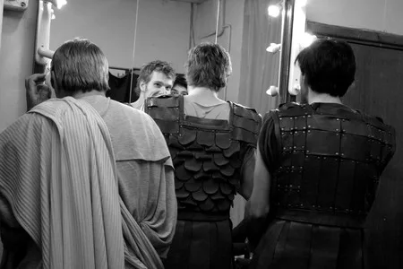 Backstage: 15 minutes left to the beginning of the show. Кадр 1
