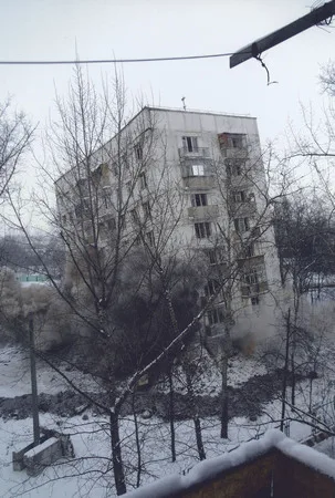 Destruction of the house on Nizhegorodskaya street. Кадр 4
