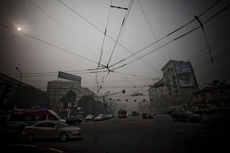 Апокалипсис. Дым в Москве. Кадр 1