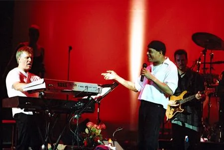 Al Jarreau is first time in Moscow. Кадр 4