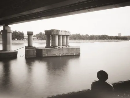 Subway bridge “Vorobievy Gory”. Кадр 2