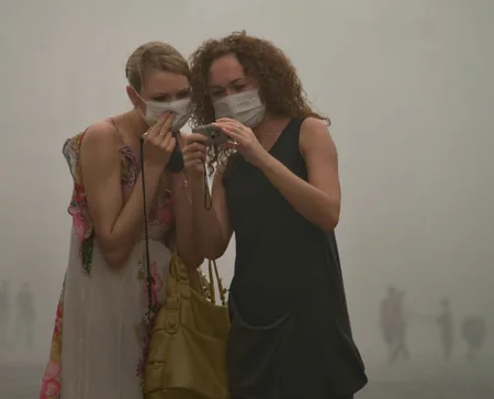 Moscow: life after gas attack. Кадр 6