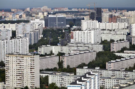А из нашего окна Строгино. Кадр 1