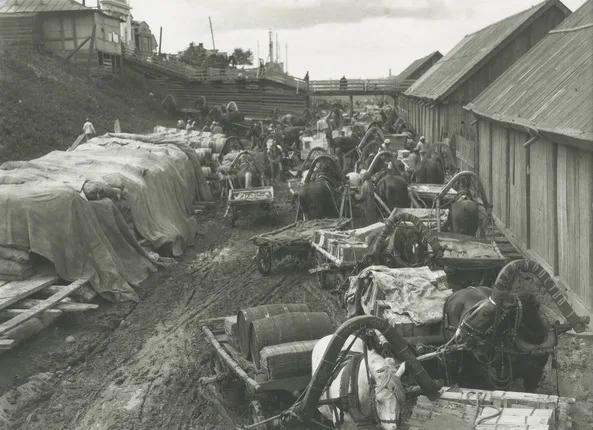Всесоюзное торжище в Нижнем Новгороде. 1924. Кадр 9