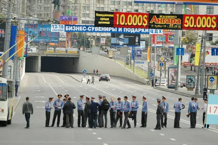 Police marathon. Кадр 9