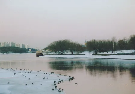 Winter dawn in Kolomenskoe. Кадр 3