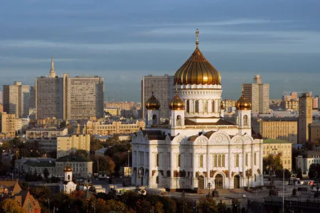 Moscow view from “Copernic” house. Кадр 1