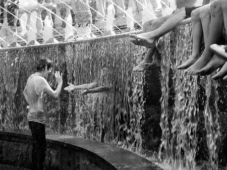 Fountain at Manezhnaya. Кадр 6