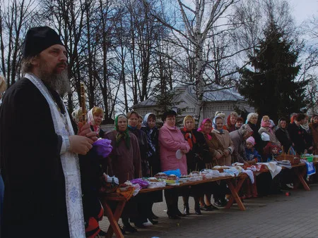 Easter. Preobrazhenskaya church. Кадр 3