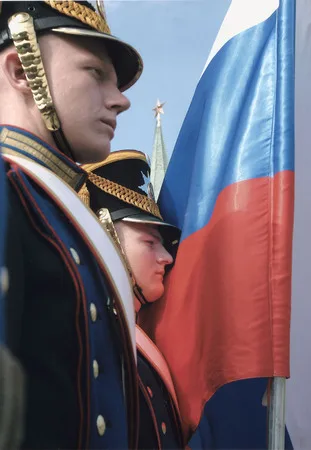 Кремль.Церемония президентского полка. Кадр 2
