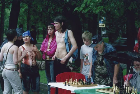 Seance of master Evgenie Gika in Luzhniki. Кадр 12