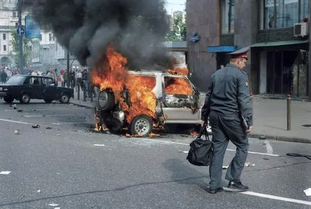 Moscow on June, 9. Кадр 2