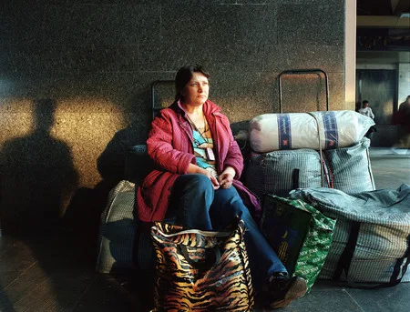 Leaving for. Leningrad railway station. Кадр 2
