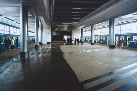 Metro station Vorobevy gory. Кадр 1