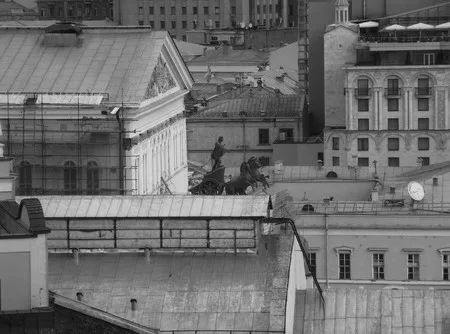 Moscow. Sight from height. Кадр 3