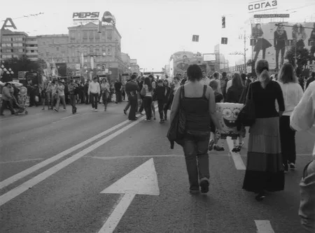 Lively Tverskaya street. Кадр 5