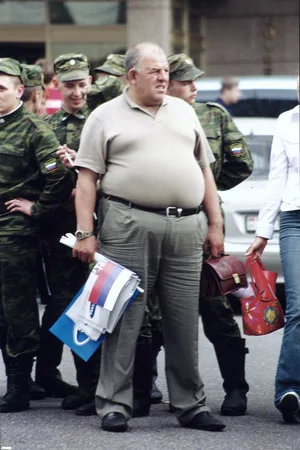 July 3, 2004. Moscow meets the Olympic fire. Кадр 1