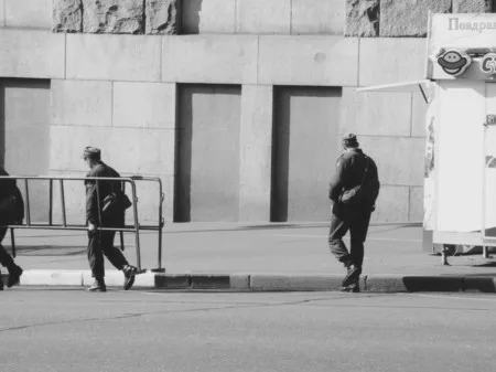 City day. Morning in the Tverskaya street. Кадр 5