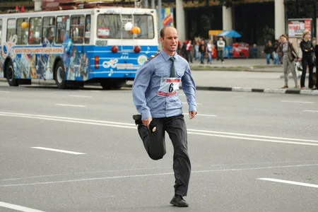 Police marathon. Кадр 2
