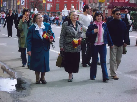 On may 9th. Tverskaya str. Moscow. Кадр 5