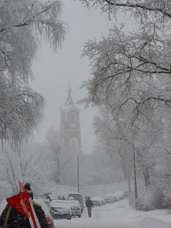 Way in a zero-zero weather. Кадр 3