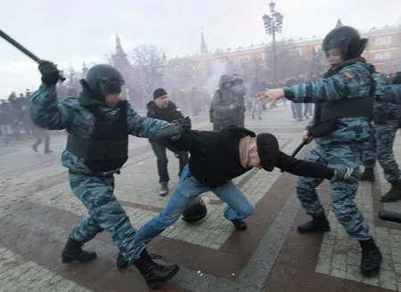 Manejnaya square. December 11 2010. Кадр 7