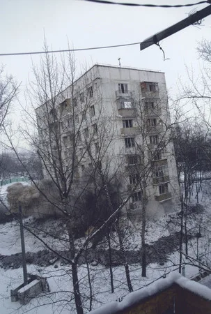 Destruction of the house on Nizhegorodskaya street. Кадр 3