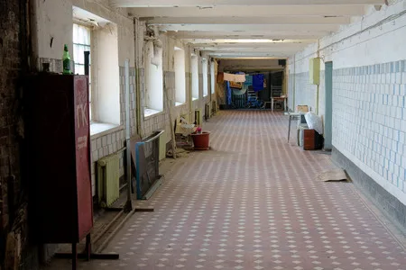 Constructivism masterpieces. Textile institute hostel. Кадр 20