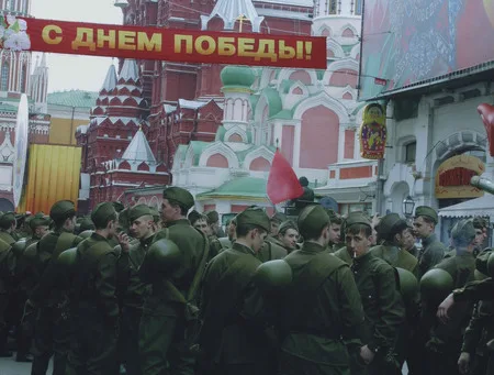 Day of the Victory in Moscow. Кадр 2