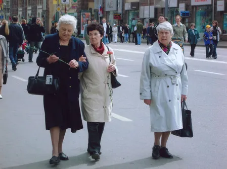 On may 9th. Tverskaya str. Moscow. Кадр 6