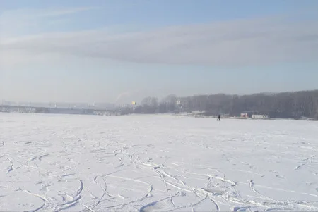 Borisovskiye ponds. Finally it is a frost!. Кадр 2