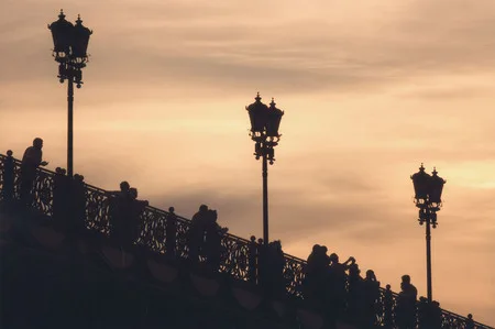 In evening gold. Кадр 6
