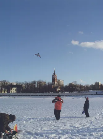 Borisovskiye ponds. Finally it is a frost!. Кадр 1
