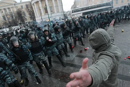 Manejnaya square. December 11 2010. Кадр 3