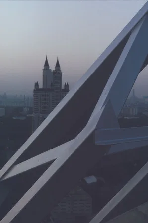 Moscow at the building. Кадр 3