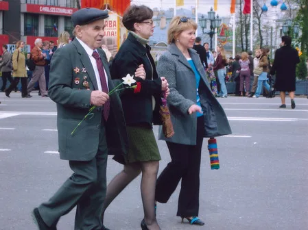 On may 9th. Tverskaya str. Moscow. Кадр 2