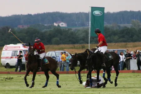 Polo on Russian field. Кадр 4