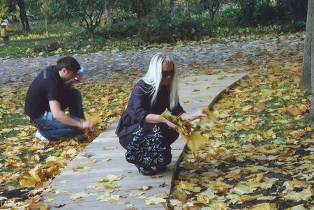 Autumn in the botanic garden of MSU. Кадр 6