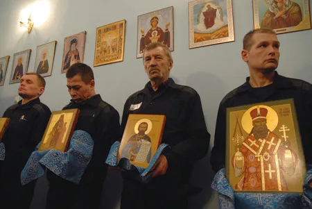 Sacred procession in Butyrka. Кадр 2