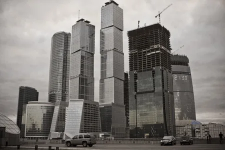 Moscow-city: morning-evening. Кадр 4