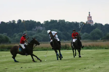 Polo on Russian field. Кадр 3