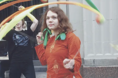 Arbat. Flashmob. Nonprescription holiday. Кадр 7