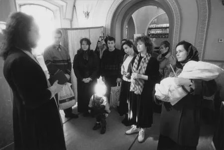 Sacrament of a christening. Кадр 1